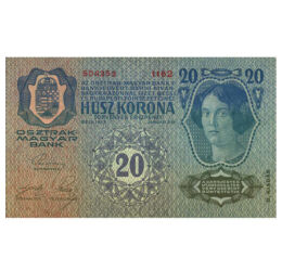 20 korona, , 0, 0, Ausztria, 1919