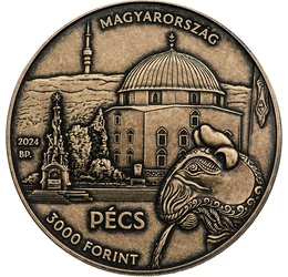 3000 forint, Dzsámi, vízköpő, , , CuNi, 29,5 g, Magyarország, 2024