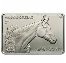 3000 forint, Kincsem gazdájával, macskával, CuNi, 27 g, Magyarország, 2024
