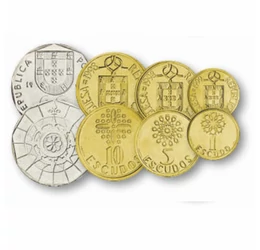 1, 5, 10, 20, 50, 100, 200 escudo, , 0, 0, Portugália, 1986-2001
