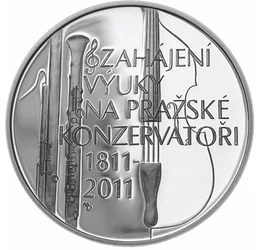  200 korona, Prágai konzervat.,Ag,pp, Csehország