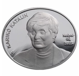 H/ 7500 Ft, Karikó Katalin, Ag, 2024, Magyarország