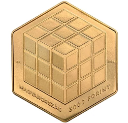 3000 forint, A Rubik-kocka belső szerkezete, CuNi, 20 g, Magyarország, 2024