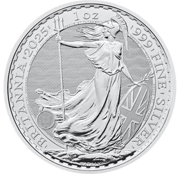 2 font, Britannia, , színsúly, Ag 999, 31,1 g, Nagy-Britannia, 2025