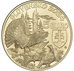 5 euró, Siketfajd, CuNi, 19,1 g, Szlovákia, 2024