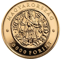 50000 forint, V. László aranypénze, , Au 986, 3,491 g, Magyarország, 2024