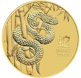 15 dollár, Kígyó éve, , Au 9999, 3,11 g, Ausztrália, 2025