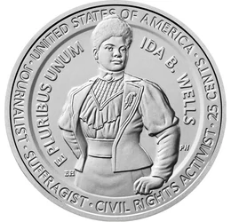 25 cent, Ida B. Wells, , CuNi, 5,67 g, USA, 2025
