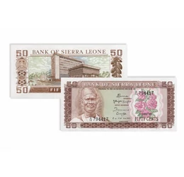 50 cent, 1 leone, , 0, 0, Sierra Leone, 1984