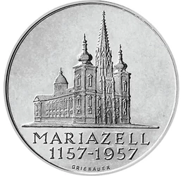  25 schilling, Mariazelli apátság, Ausztria
