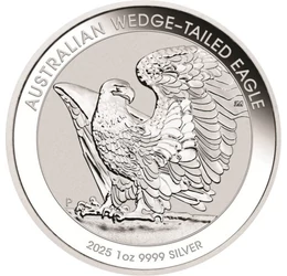 1 dollár, Ékfarkú sas, , színsúly, Ag 9999, 31,1 g, Ausztrália, 2025