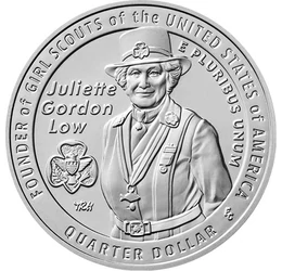 25 cent, Juliette Gordon Low, , CuNi, 5,67 g, USA, 2025