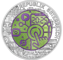25 euró, Digitalizáció, , , Ag 900, 9,8 g, Ausztria, 2025