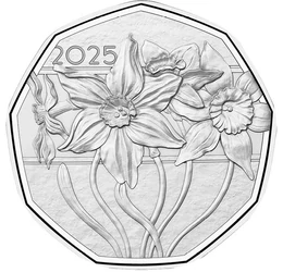 5 euró, Nárcisz, , Ag 925, 7,776 g, Ausztria, 2025