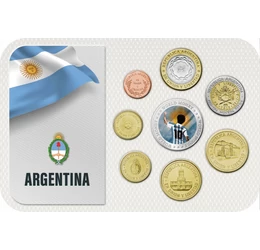 1, 5, 10, 25, 50 centavo, 1, 2 peso, , 0, 0, Argentína, 1992-2011