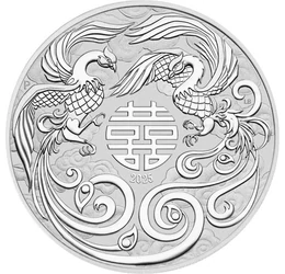 A kínai főnix legendája, 1 dollár, ezüst, Ausztrália, 2025