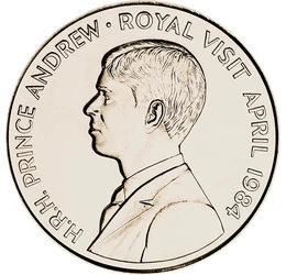 A brit királyi család fekete báránya, 50 penny, Ascension, 1984