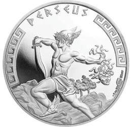 NIUE/ 2 dollár, Perszeusz, Ag, 2024, Niue
