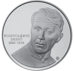 Nagy költő és író óriás, 5000 forint, ezüst, Magyar Köztársaság, 2010