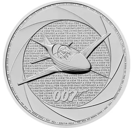 A 007-es ügynök legújabb csodajárműve, 2 font, ezüst, Nagy-Britannia, 2025