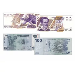 különböző bankjegyek, , 0, 0, Equador, Kongó, Szerbia, Szudán, Taiföld, 