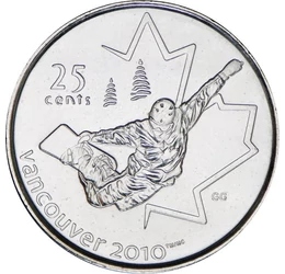 Vancouver köszöntötte Pekinget, 25 cent, Kanada, 2008