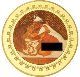 A szerelem művészetének sokszínűsége, érem, India