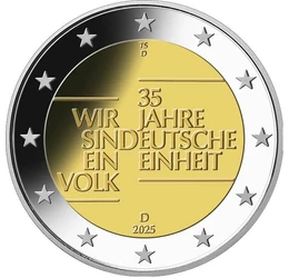 „Egy nép vagyunk!”, 2 euró, Németország, 2025