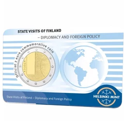 Diplomácia az óriások között, 2 euró, Finnország, 2025