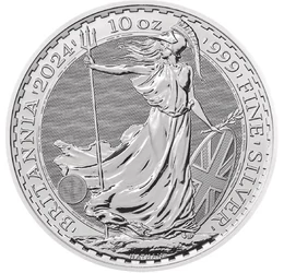 Erő, büszkeség, Britannia, 10 font, ezüst, Nagy-Britannia, 2024