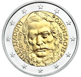  2 euró, Ľudovít Štúr, 2015, Szlovákia