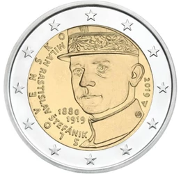 2 euró, M.R. Štefánik, 2019, Szlovákia