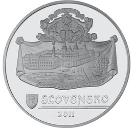  20 euró, Nagyszombat,pp,ezüst, 2011, Szlovákia