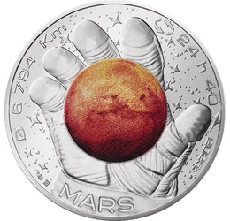 10 euró, Űrhajós kesztyűben a Mars, , Ag 333, 13 g, Franciaország, 2025