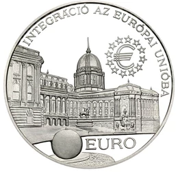  2000 Ft, EURO I, Budavári palota, vf., Magyar Köztársaság
