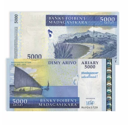 2000, 5000 ariary, , 0, 0, Madagaszkár, 2007-2008