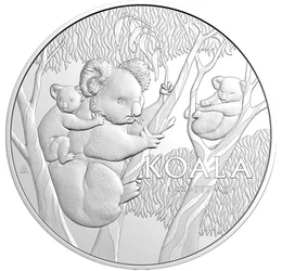 1 dollár, Három koala eukaliptusz fákon, Ag 999, 31,1 g, Ausztrália, 2026
