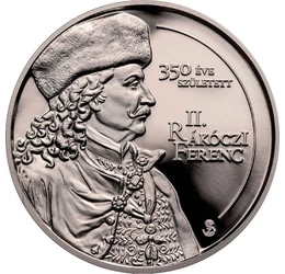 40000 forint, II. Rákóczi Ferenc portré, Ag 925, 50 g, Magyarország, 2026