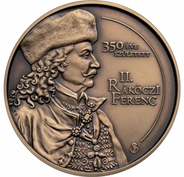6000 forint, II. Rákóczi Ferenc portré, CuNi, 37 g, Magyarország, 2026