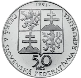  50 korona, Piestany, 1991, Csehszlovákia