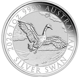 Az ausztrál hattyú nem rút kiskacsa, 1 dollár, ezüst, Ausztrália, 2026
