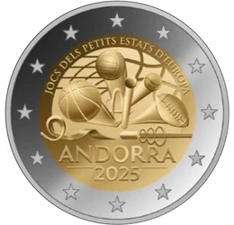 Kis európai államok játékai , 2 euró, Andorra, 2025