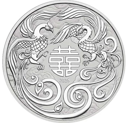 A kínai főnix legendája, 1 dollár, ezüst, Ausztrália, 2025