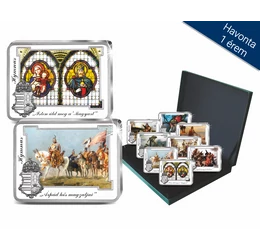 A Himnusz versszakai emlékérmeken, ajándékokkal