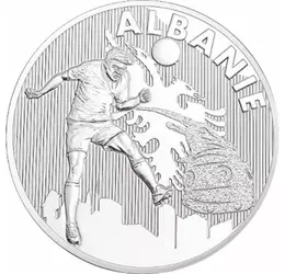 Labdarúgó EB - Albánia, szurkolói érem