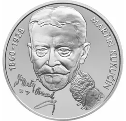 10 euró,Martin Kukučín,ezüst,vf,2010 Szlovákia