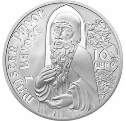 10 eur,Mistr Pavel z Levoče,ez,bu,12 Szlovákia