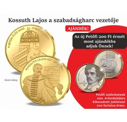 175 éve volt az 1848-49-es szabadságharc - Nemzetünk Nagyjai aranyban kollekció