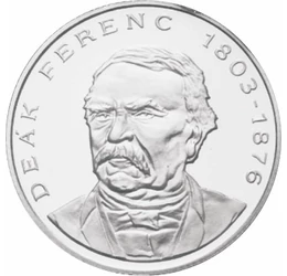 200 forint, Forint klasszikus - ezüst 200 forint, Deák Ferenc, 500-as ezüst, Magyar köztársaság, 1994