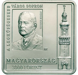 3000 forint, Sopron, réz-nikkel, Magyarország, 2021
